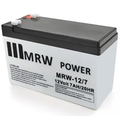 MERVESAN MRW-12/7 12V 7A KURU BAKIMSIZ AKÜ BEJ