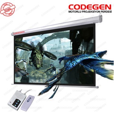 CODEGEN EX-30 300X225 MOTORLU PROJEKSİYON PERDESİ KUMANDALI