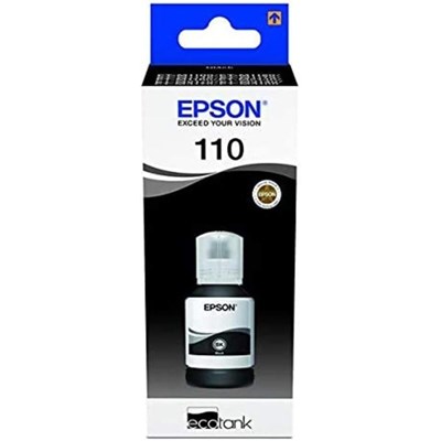 EPSON C13T03P14A 110BK 120ml SİYAH MÜREKKEP ORJİNAL M1120 M1170 M2120 M2170 M3140 M3170