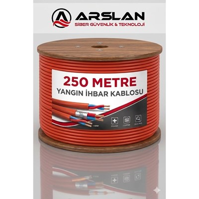 ARS YANGIN İHBAR KABLOSU (1X2X0.60 0.50) 250 LÜK MAKARA SAF BAKIR