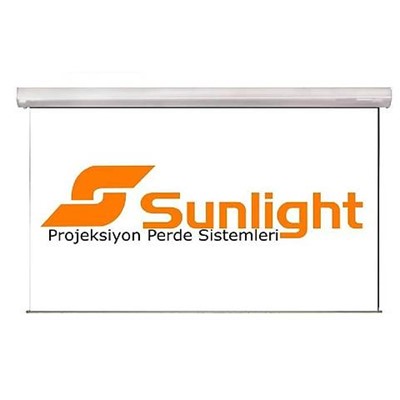 SUNLIGHT 180X180 MOTORLU PROJEKSİYON PERDESİ KUMANDALI