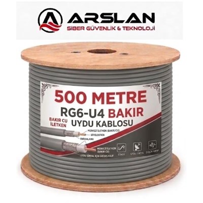MARTEL RG6-U4 BAKIR 500 LÜK MAKARA UYDU KABLOSU