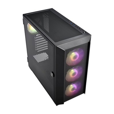 FSP CMT318B 650W SİYAH ARGB E-ATX GAMING KASA