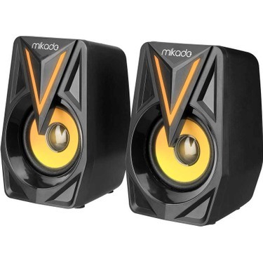 MIKADO MD-S23 GLARE 2 X 3W HOPARLÖR USB SİYAH RGB LED