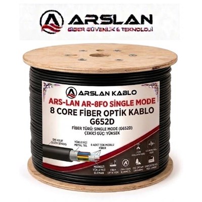 ARS-LAN AR-8FO SİNGLE MODE 8 CORE FİBER OPTİK KABLO G652