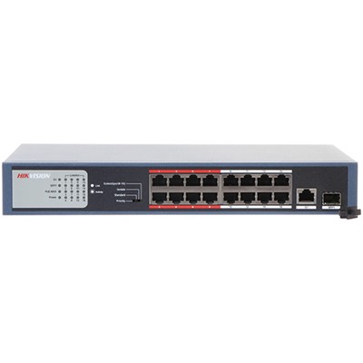 HIKVISION DS-3E0318P-E/M 16PORT POE 1XSFP 1XGBIT UPLINK 10/100 SWITCH 130W