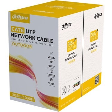 DAHUA PFM920-6UN CAT6 UTP 305 MT SAF BAKIR PE OUTDOOR KABLO