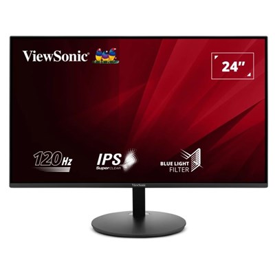 VIEWSONIC 23.8" VA24E1-H LED IPS 5 MS 120Hz HDMI VGA FULL HD SİYAH VESA MONİTÖR