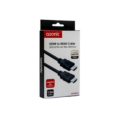 ASONIC AS-XHD15 4K 1.5 MT HDMI KABLO