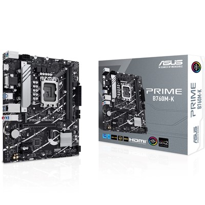 ASUS INTEL PRIME B760M-K DDR5 VGA GLAN SC-1700P 2 X NVME RGB ANAKART