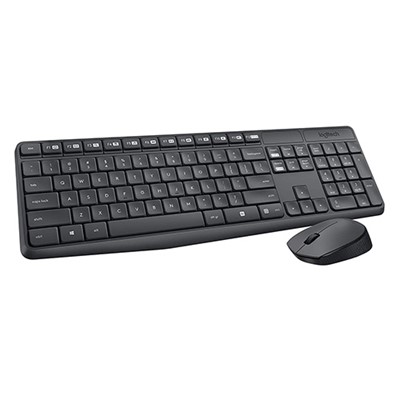 LOGITECH MK235 Q KABLOSUZ SIYAH M.M. KLAVYE MOUSE SET