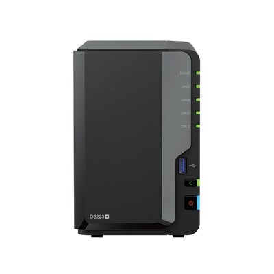 SYNOLOGY DS225PLUS 2GB 2 YUVALI USB GLAN RAID NAS DEPOLAMA ÜNİTESİ ARM MİMARİSİ İŞLEMCİ
