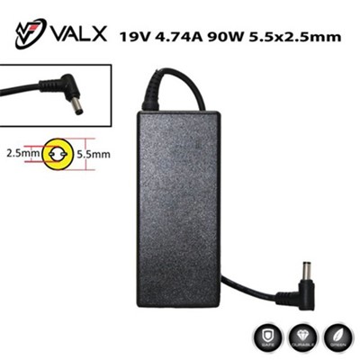 VALX LA-19055 19V 4.74A 90W NOTEBOOK ADAPTÖRÜ TOSHİBA/ASUS/CASPER