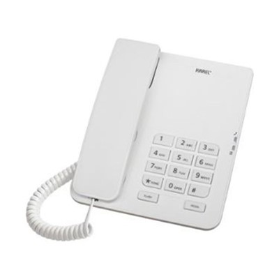 KAREL TM-140 MASAÜSTÜ TELEFON BEYAZ