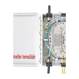 ARS PTB FİBER OPTİK SONLADIRMA KUTUSU B TİPİ IP64 SC/DX EK KASET DAHİL 12 PORT SC SİMPLEX PLAKALI