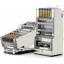 ARS AR-C6PP CAT6 U/FTP KONNEKTÖR RJ45 METAL 100 LÜ PAKET ÇAPRAZ