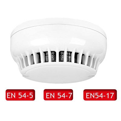 TEKNİM TFD-2371 AKILLI ADRESLİ DAHİLİ İZOLATÖRLÜ DUMAN   ISI DEDEKTÖRÜ TABAN HARIC