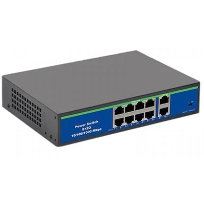ARS-LAN AR-10122SMB 8PORT POE 1XSFP 2XGBIT UPLINK 10/100 SWITCH 150W