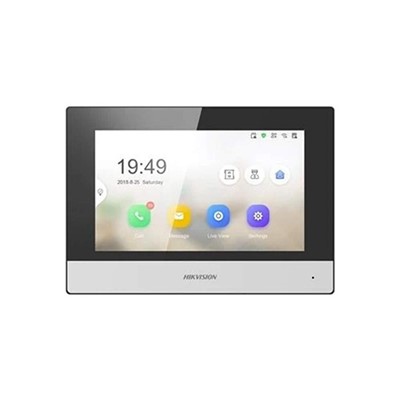 HIKVISION DS-KH6320-LE1 7" IP İÇ KAPI ÜNİTESİ SİYAH