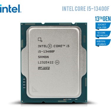 INTEL I5 13400F 10 ÇEKİRDEK 2.50 GHZ 30 MB VGA YOK SC-1700P FANSIZ TRAY CPU