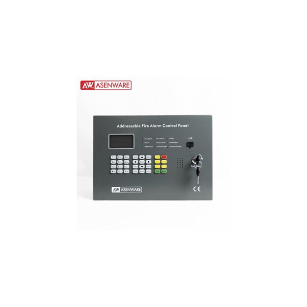 ASENWARE AW-FP128 1 LOOP ADRESLİ PANEL KABLOSUZ 1000 ELEMAN ADRES KAPASİTELİ