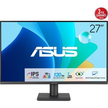 ASUS 27" VA279HG LED IPS 1 MS 120Hz HDMI VGA FULL HD VESA MONİTÖR