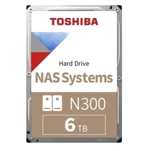 TOSHIBA 3.5" 6TB 512MB 7200RPM N300 SATA3 PC HDD MN10ADA600S 7/24 NAS