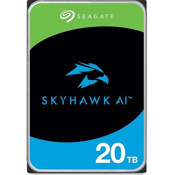 SEAGATE 3.5" 20TB 256MB 7200RPM SKYHAWK AI SATA3 ST20000VE003 7/24