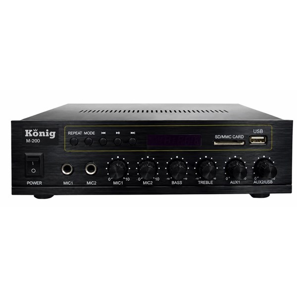 KÖNİG K-100 80W TRAFOLU MİKSER ANFİ