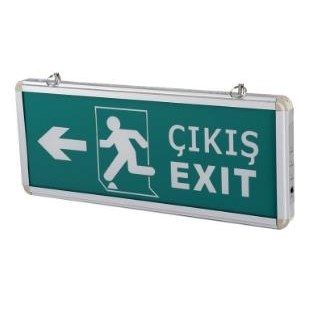 CATA CT-9170 3W LEDLİ 3 SAAT AKÜLÜ EXIT ÇIKIŞ ARMATÜRÜ ( SAĞ - SOL YÖNLENDİRME )