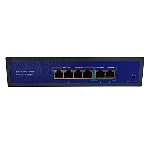 ARS-LAN AR-0678MB 4PORT POE 2XUPLINK 10/100 SWITCH 78W