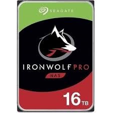 SEAGATE 3.5" 16TB 256MB 7200RPM IRONWOLF PRO SATA3 PC HDD ST16000NT001 7/24 NAS