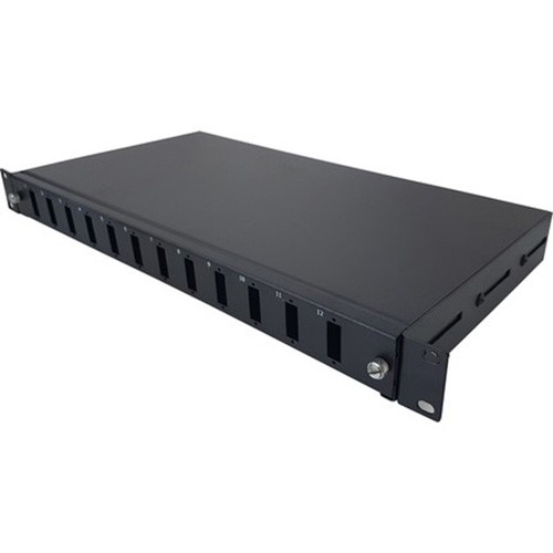 ARS 12 PORT SC/DX FİBER OPTİK PATCH PANEL 1U RACK TİPİ ÖNYÜZLÜ BOŞ