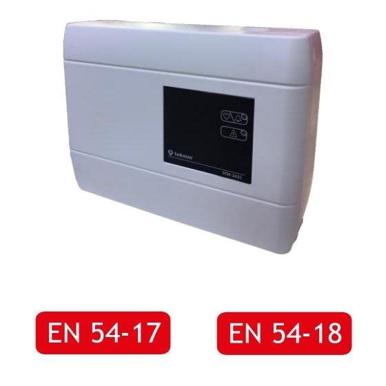 TEKNİM TFM-2431 AKILLI ADRESLİ DAHİLİ İZOLATÖRLÜ KURU KONTAK GİRİŞ ÇIKIŞ MODÜLÜ 1 GİRİŞ PARALEL 2 ÇIKIŞ