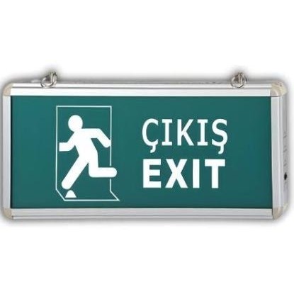 CATA CT-9166 3W LEDLİ 3 SAAT AKÜLÜ EXIT ÇIKIŞ ARMATÜRÜ ( ÇIKIŞ YÖNLENDİRME )