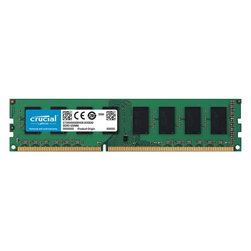CRUCIAL 8GB 1600MHZ DDR3 PC RAM CT102464BD160B