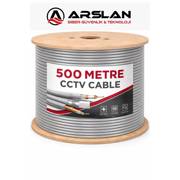 ARS CCTV 2 1 (2X0.50MM 0.35MM) 500 LÜK MAKARA CCA KABLO