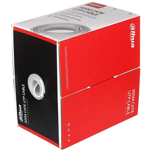 DAHUA PFM920I-6UN-C CAT6 UTP 305 MT SAF BAKIR 23 AWG PVC KABLO TURUNCU