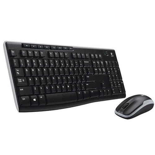 LOGITECH MK270 Q KABLOSUZ SİYAH M.M. KLAVYE MOUSE SET