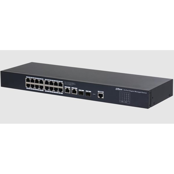 DAHUA SG4020 16 PORT 2XSFP PORT 2XGBIT UPLINK 10/100/1000 YÖNETİLEBİLİR RACK MOUNTABLE SWITCH