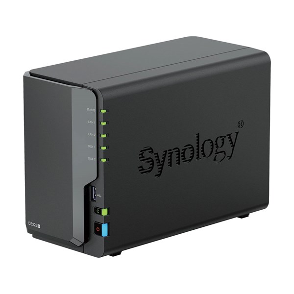 SYNOLOGY DS225PLUS 2GB 2 YUVALI USB GLAN RAID NAS DEPOLAMA ÜNİTESİ ARM MİMARİSİ İŞLEMCİ