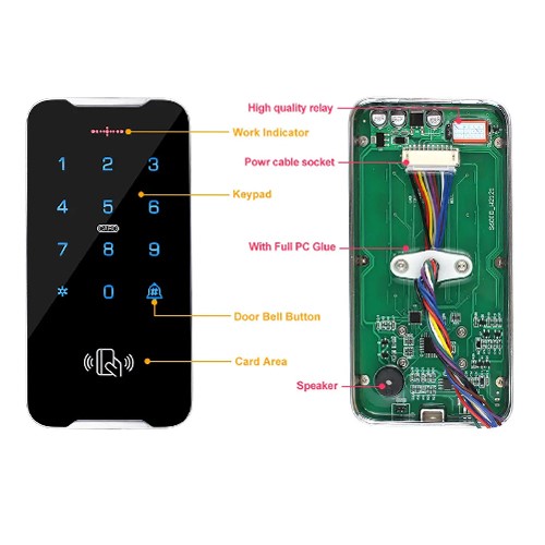 ARS AR-MS22WP DOKUNMATİK METAL ŞİFREMATİK OKUYUCU