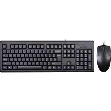 A4 TECH KM-72620D Q USB SİYAH MULTİMEDYA KLAVYE MOUSE SET