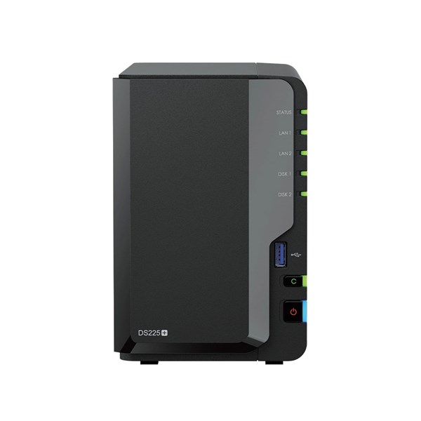 SYNOLOGY DS225PLUS 2GB 2 YUVALI USB GLAN RAID NAS DEPOLAMA ÜNİTESİ ARM MİMARİSİ İŞLEMCİ
