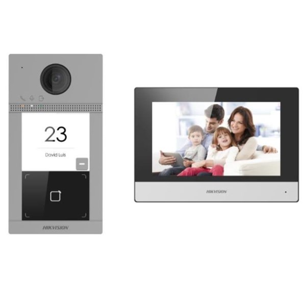 HIKVISION DS-KIS604-S 7" EKRANLI IP INTERCOM KIT