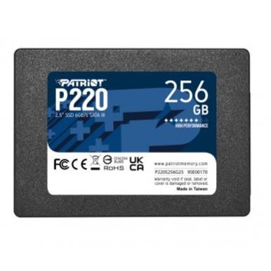 PATRIOT P220 2.5" 256 GB SATA3 550/490 SSD HDD P220S256G25