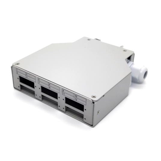 ARS 6 PORT SC/DX FİBER OPTİK PATCH PANEL DIN RAIL ( RAY TİPİ )