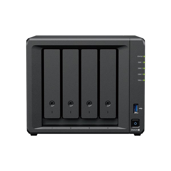 SYNOLOGY DS425PLUS 2GB 4 YUVALI USB GLAN NAS DEPOLAMA ÜNİTESİ ARM MİMARİSİ İŞLEMCİ