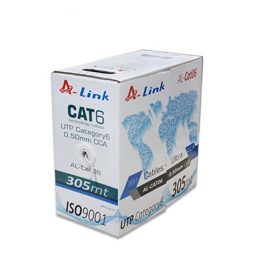 A-LINK AL-CAT06 CAT6 0.50 MM. CCA 305 MT 24 AWG KABLO