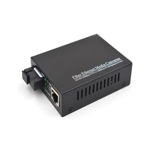 ARS AR-FMC010 SİNGLE MODE GIGABIT FİBER MEDİA CONVERTER 10/100/1000 SC SM DX 20KM